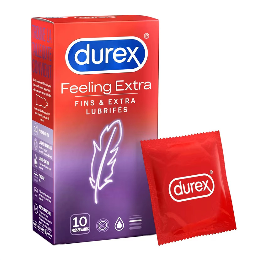 Durex óvszer 10 db Feeling Extra