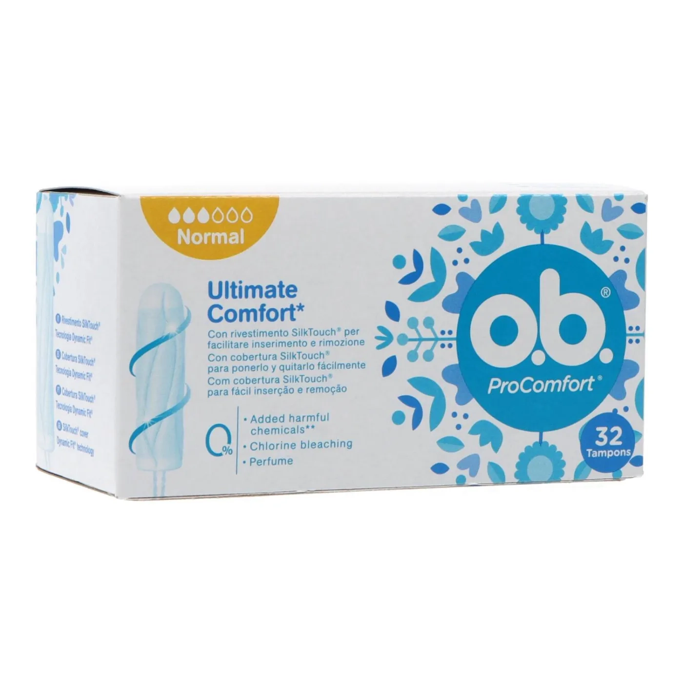O.B Pro Comfort Normal Tampons 32 Units