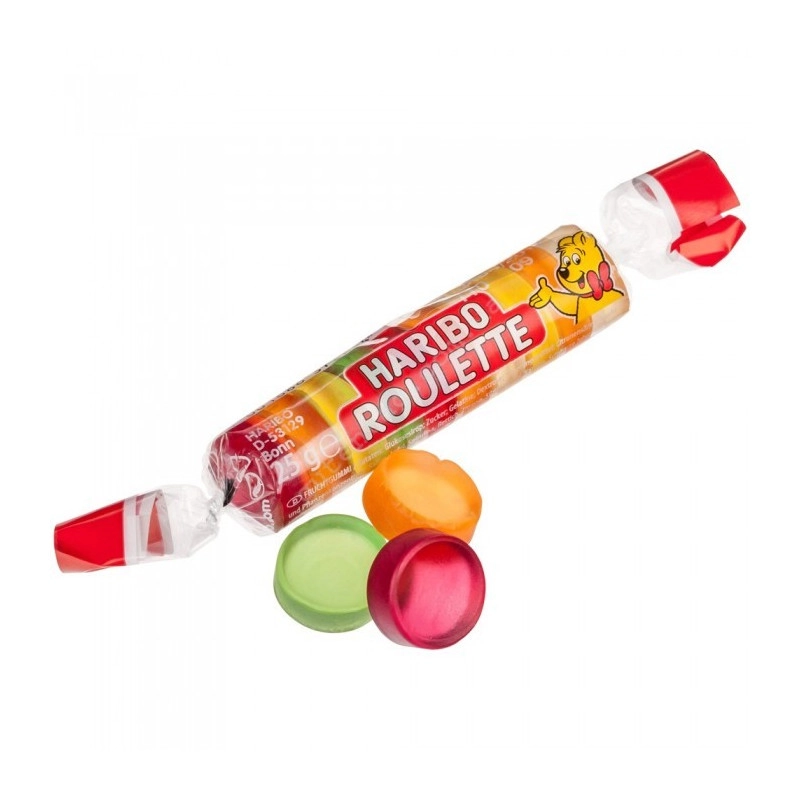 Cukorka 25gr gumi roulette Haribo