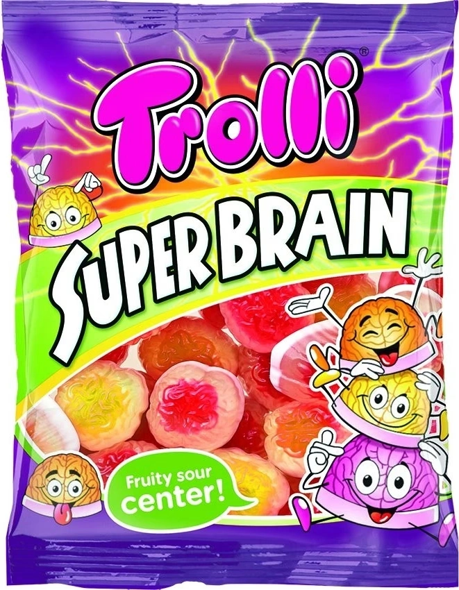 Trolli Super Brain Szaványu 100g