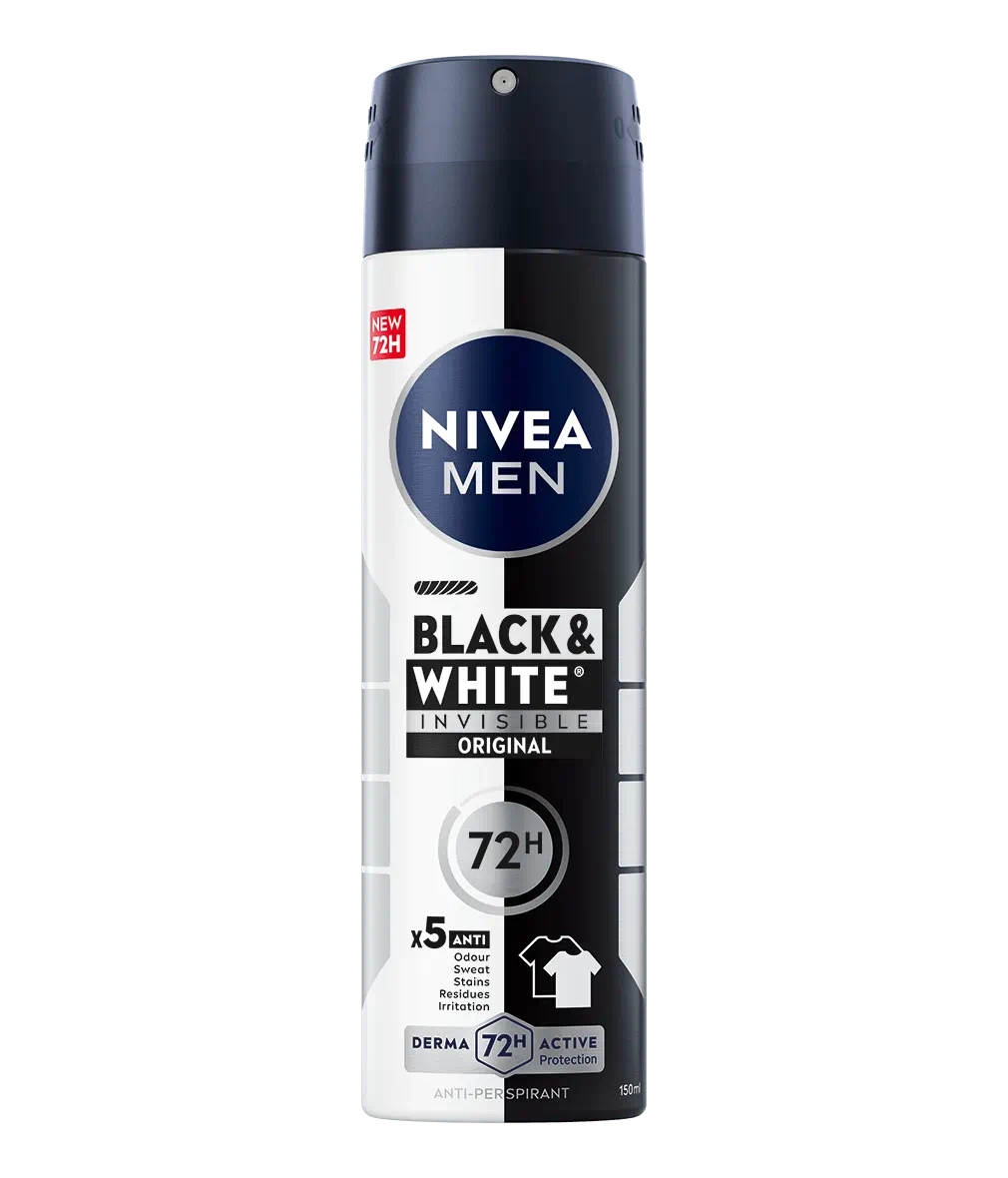 NIVEA DEZODOR FÉRFI 150ML BLACK WHITE