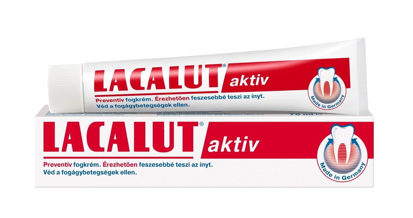 Lacalut Fogkrém aktív, 75 ml