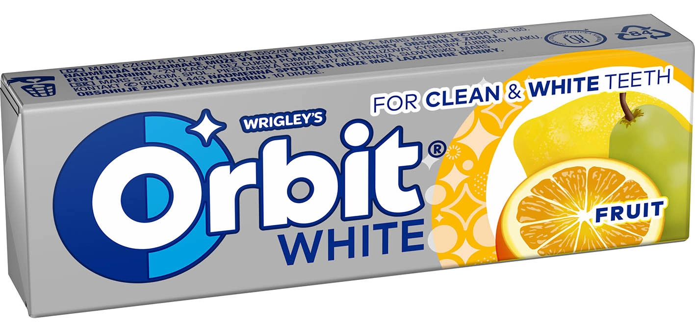Orbit Drazsé 14Gr White Fruit