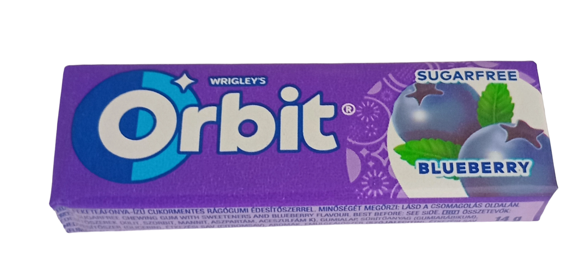 ORBIT drazsé 14g Blueberry
