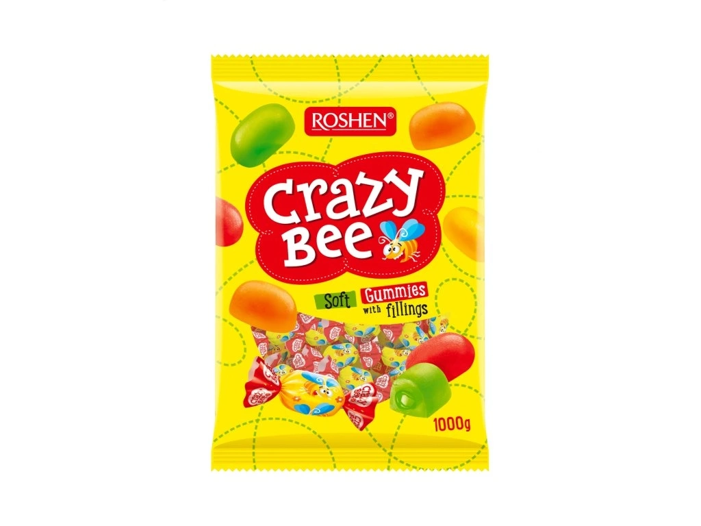 Roshen Crazy Bee Gumicukorkák Gyümölcs í