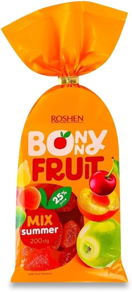 Roshen Bonny Fruit- Summer mix 200g