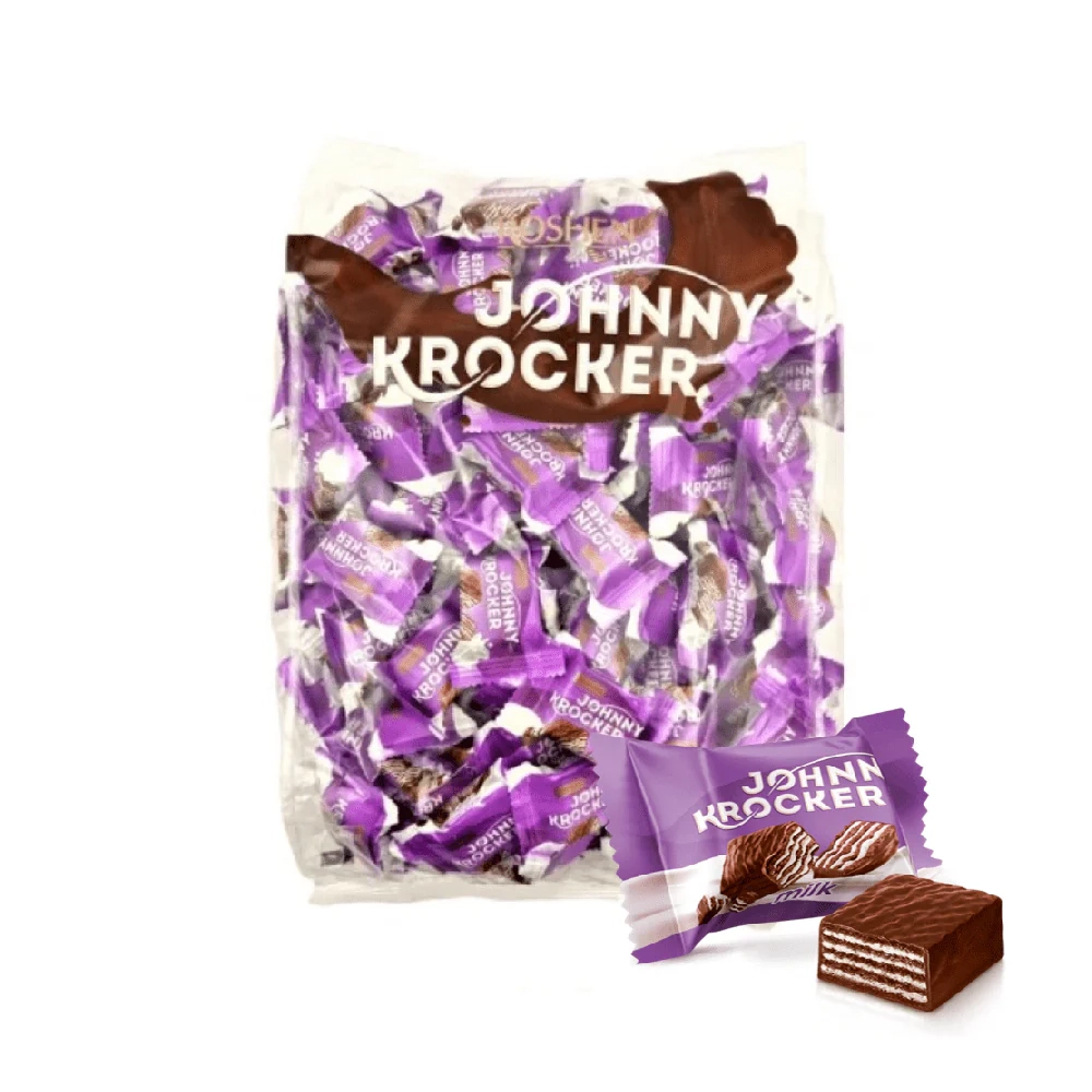 Johnny Krocker Milk Wafers 1 KG Roshen