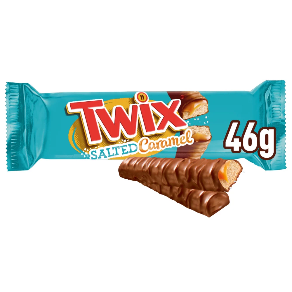 Twix Salted Caramel kekszes