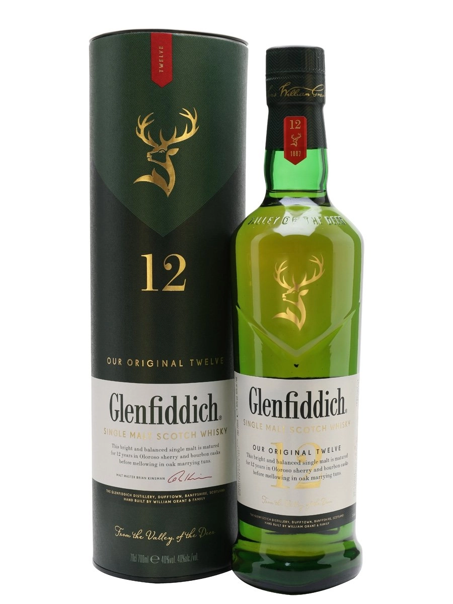 Glenfiddich 12É Whisky 0,7l 40% DD.