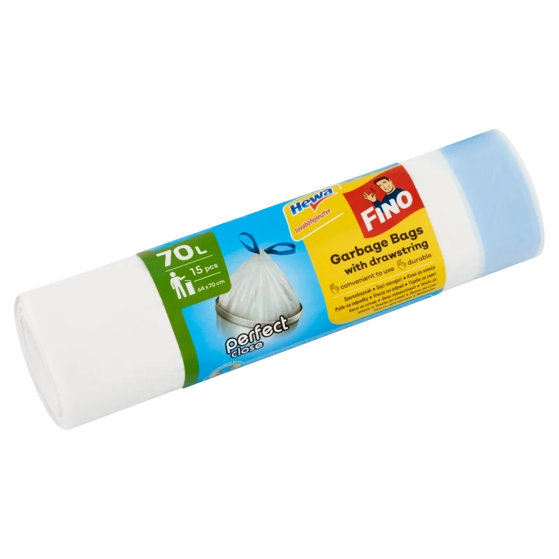 Szemeteszsák önzáró szalaggal 70 l