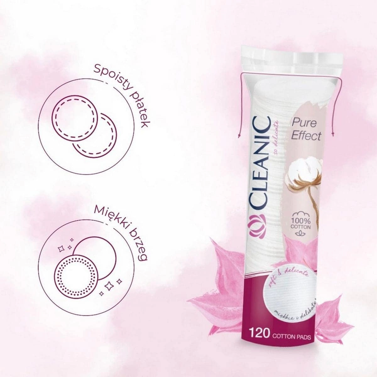 Cleanic PURE EFFECT vattakorong 120 db+5