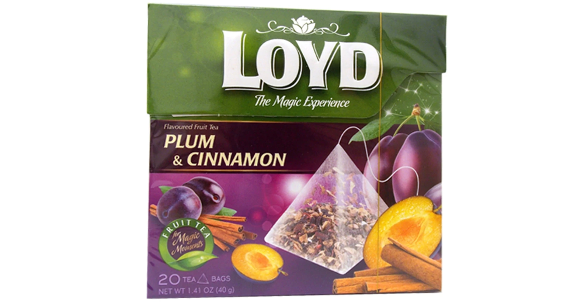 Loyd Piramis tea 20*2g szilva-fahéj