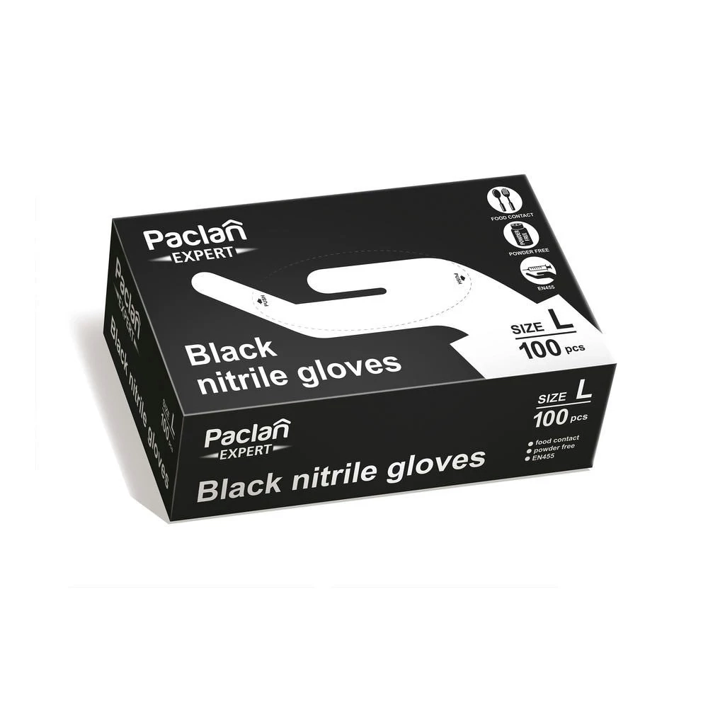 PACLAN EXPERT FEKETE NITRIL KESZTYŰ 100D