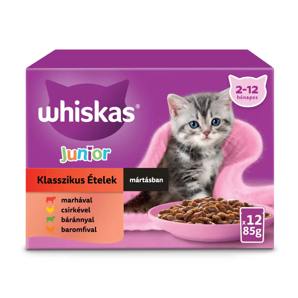 Whiskas Junior Klasszikus alutasak kölyö