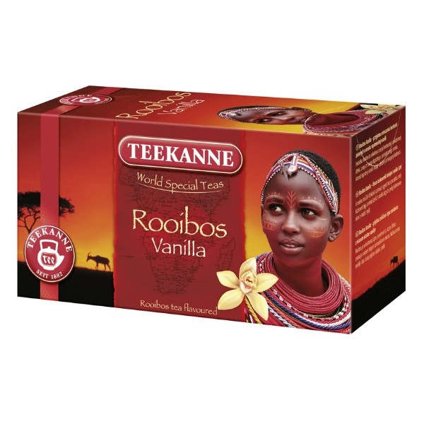 Tea filteres 35gr Rooi bos Vanilla Teeka