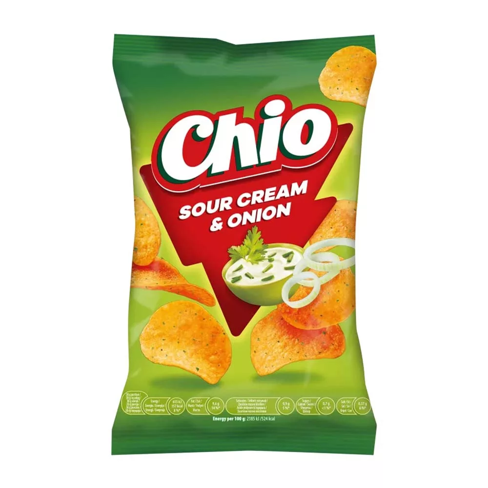 CHIO CHIPS HAGYMÁS TEJFÖLÖS 60G