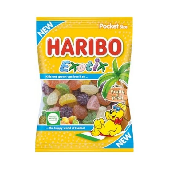 Haribo Exotic Gumicukor 100g