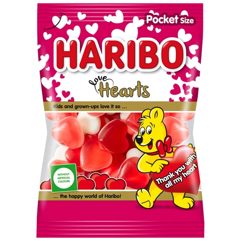 Haribo Love Hearts 100g
