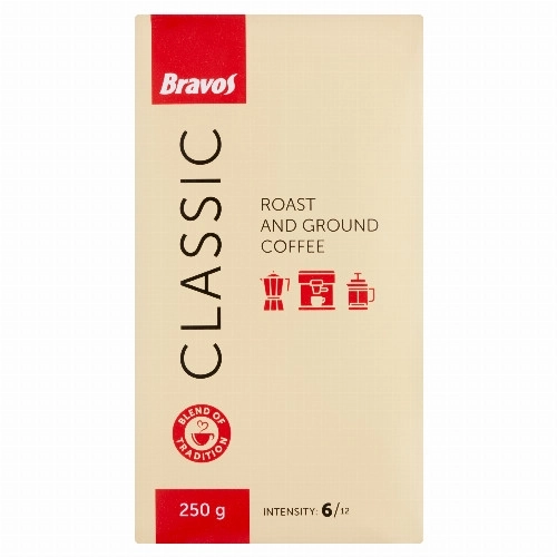 Bravos Classic őrölt kávé 250g