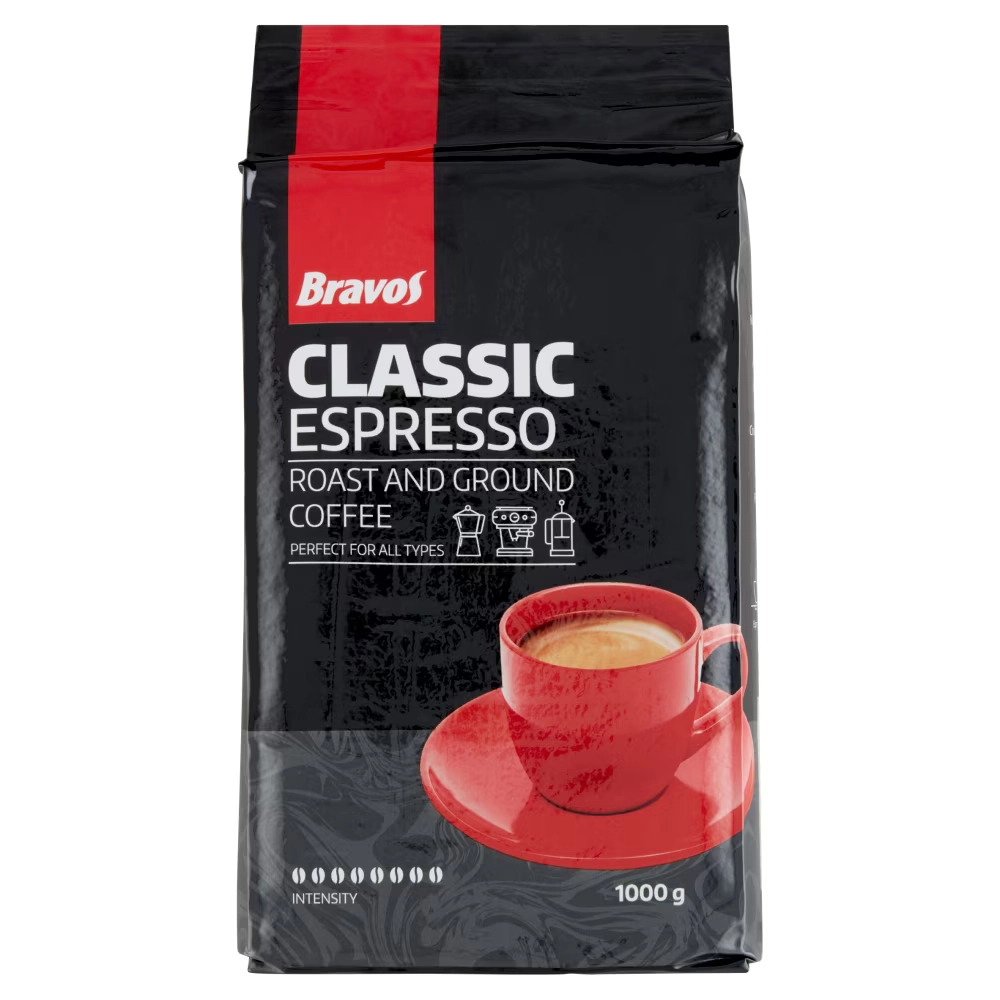 Bravos 1kg Espresso Roast&Ground őrölt k