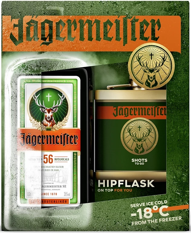 Jagermeister 0,7l 35%+Flaska (DRS)