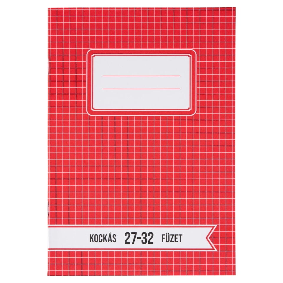 FÜZET KOCKÁS 27-32
