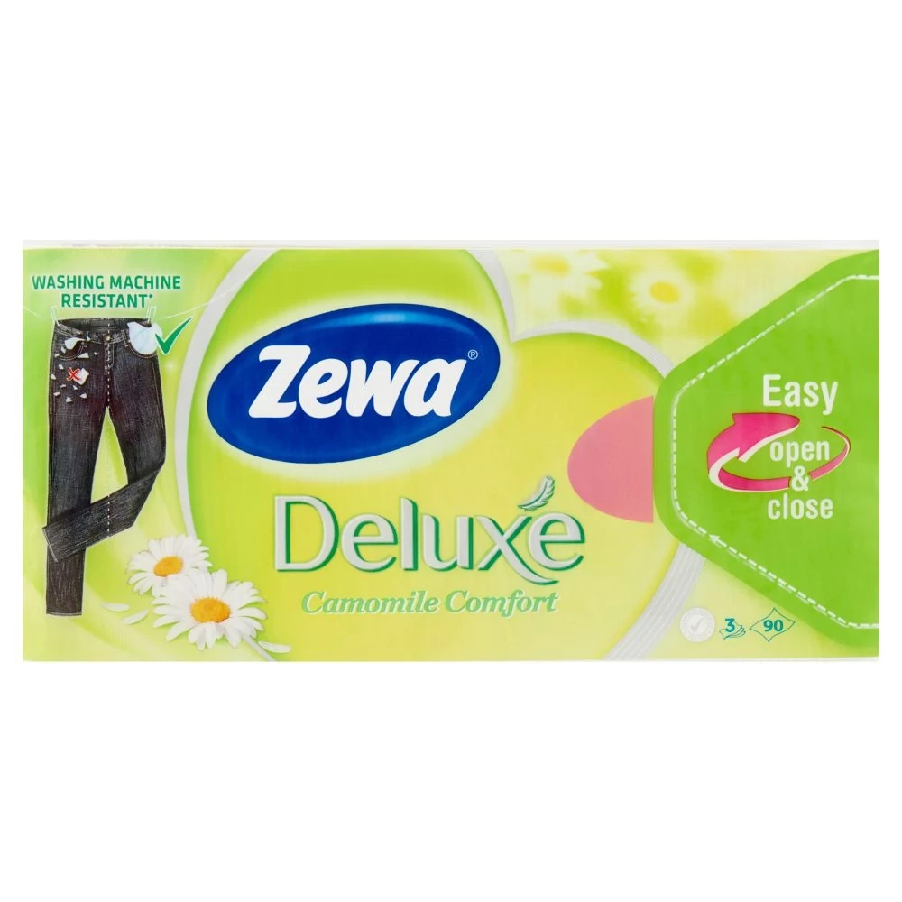 Papírzsebkendő 90db Deluxe Aloe Vera Zewa