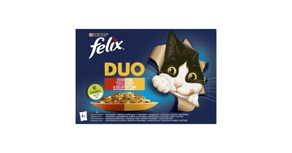 FELIX DUO házias nedves macska 4x85g