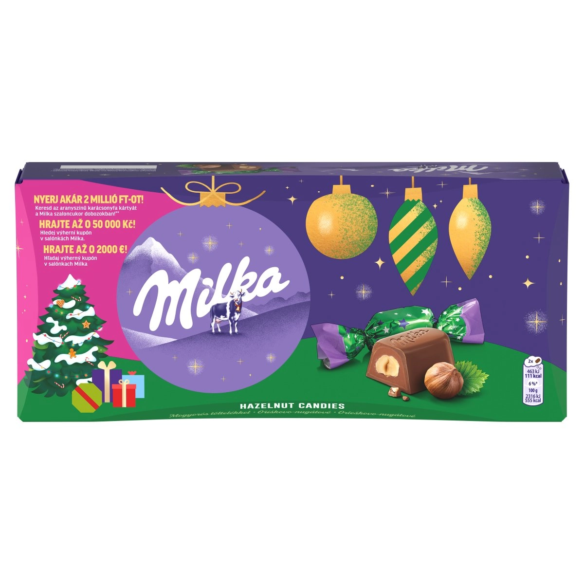 MILKA SZALONCUKOR MOGYORÓS 255G
