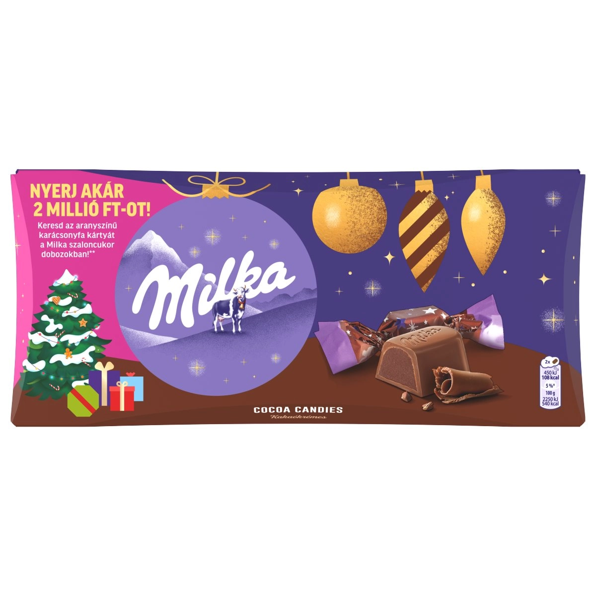 MILKA SZALONCUKOR CSOKI 255G