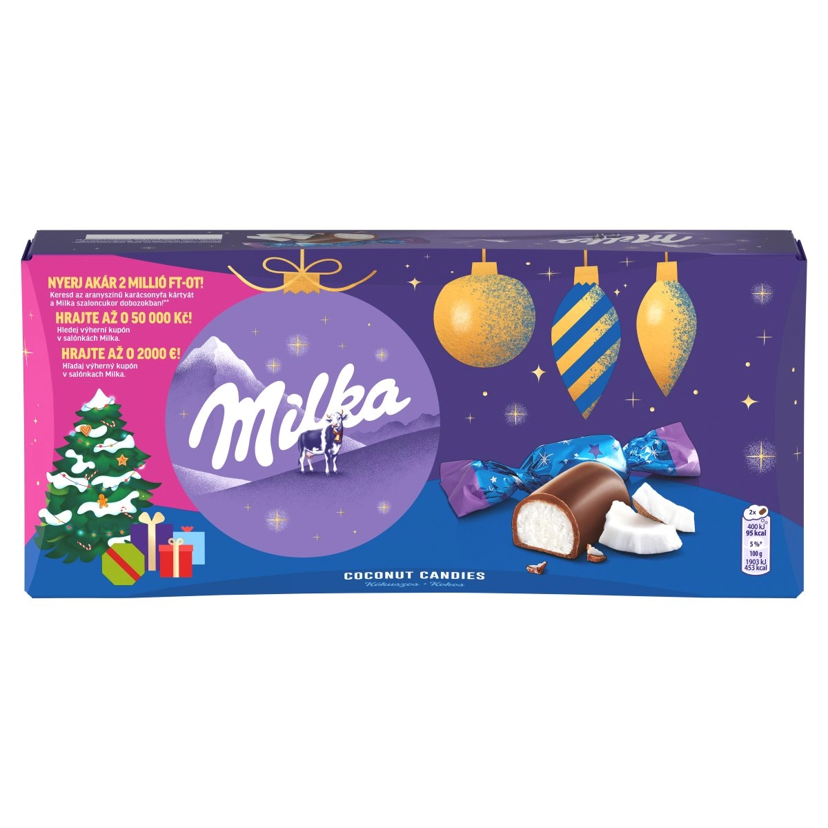 MILKA SZALONCUKOR KÓKUSZOS 255G