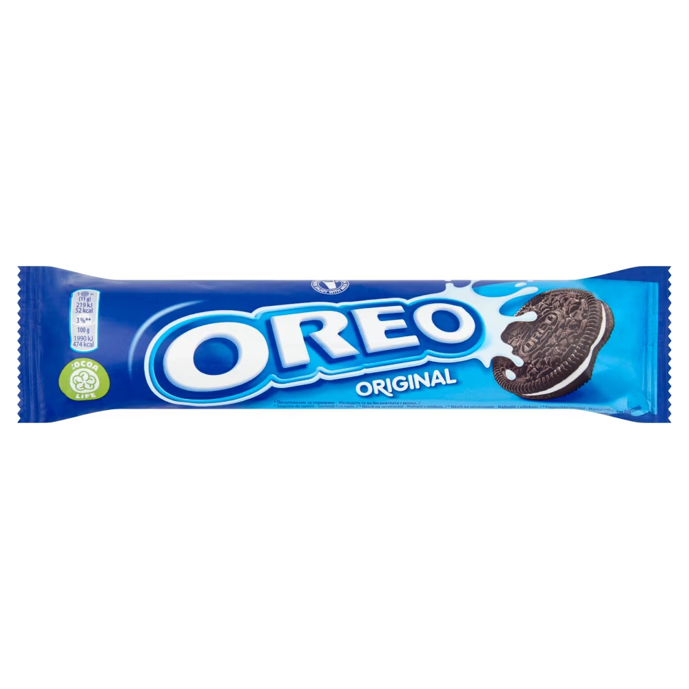 Oreo Vaniliás töltött keksz 154 g