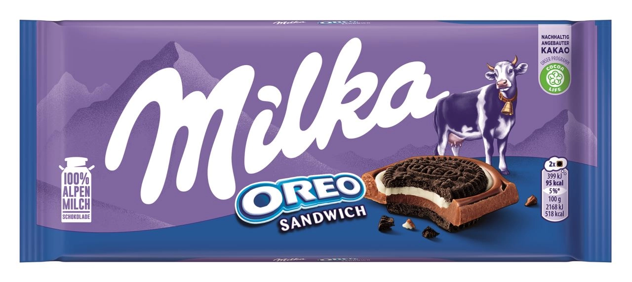 Milka táblás csokoládé 100g