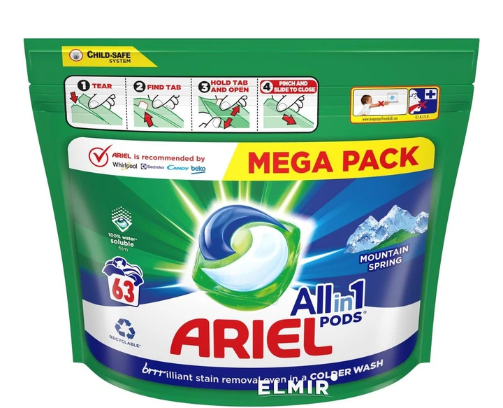 ARIEL MOSÓKAPSZULA 63DB MOUNTAIN SPRING