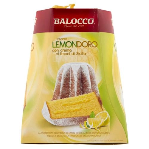 BALOCCO PANDORO LEMONDORO CAKE, 800 GRAM
