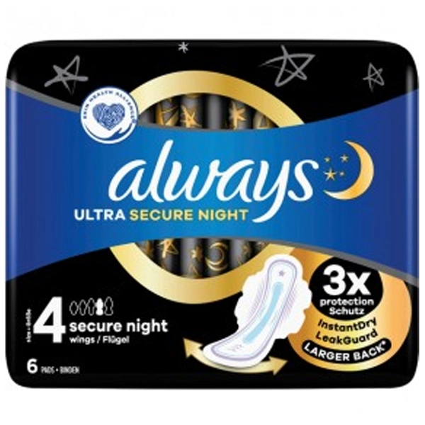 Always Ultra Thin Pad Secure Night