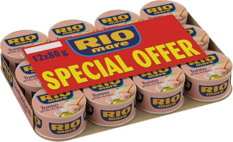 Riomare tonhal olívaolajban 12x80g