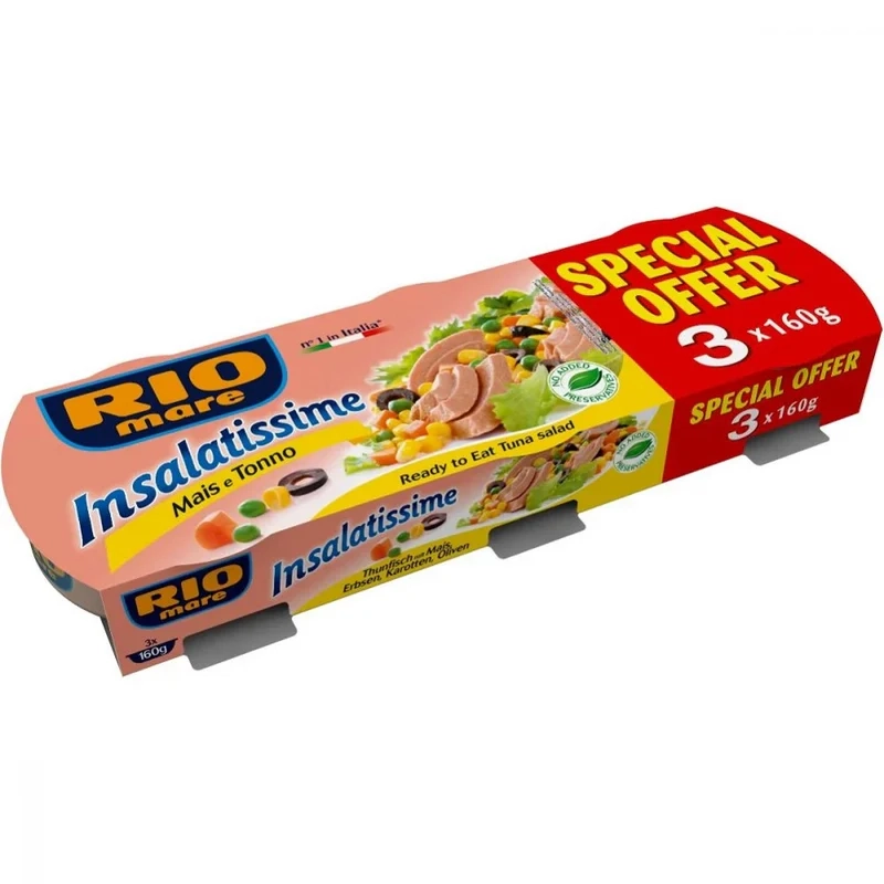 Rio Mare Insalatissime kukoricás tonhalsaláta 160g x3