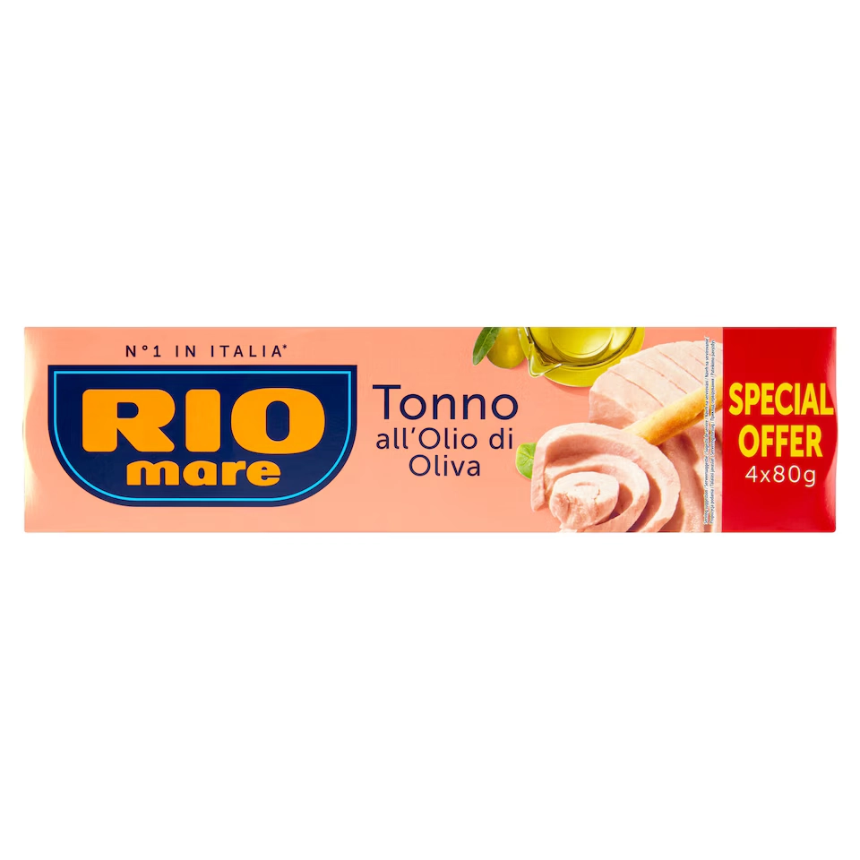 Rio Mare tonhal olívaolajban 4x80g