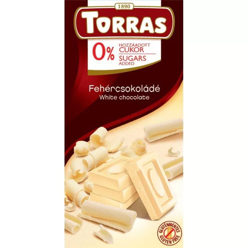 TORRAS 75G FEHÉRCSOKOLÁDÉ