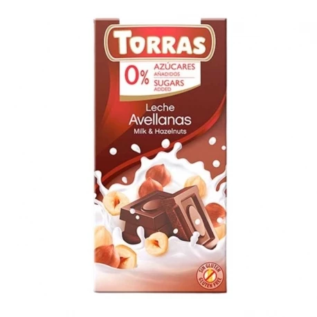 TORRAS 75G MOGYORÓS TEJCSOKOLÁDÉ