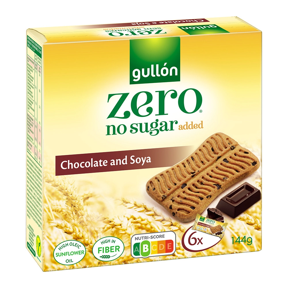 Gullon snack csokis keksz 144g
