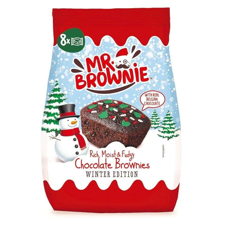 Mr. Brownie Chocolate Brownies Winter Ed