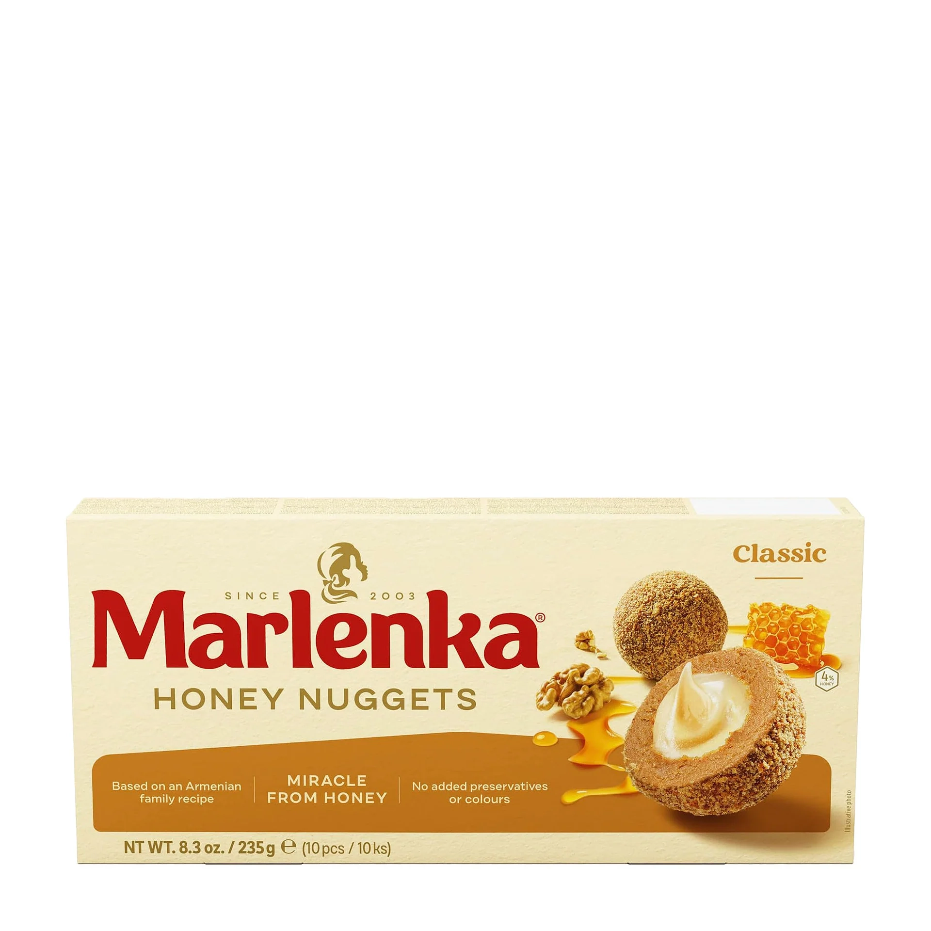 Marlenka classic honey nugget 235g