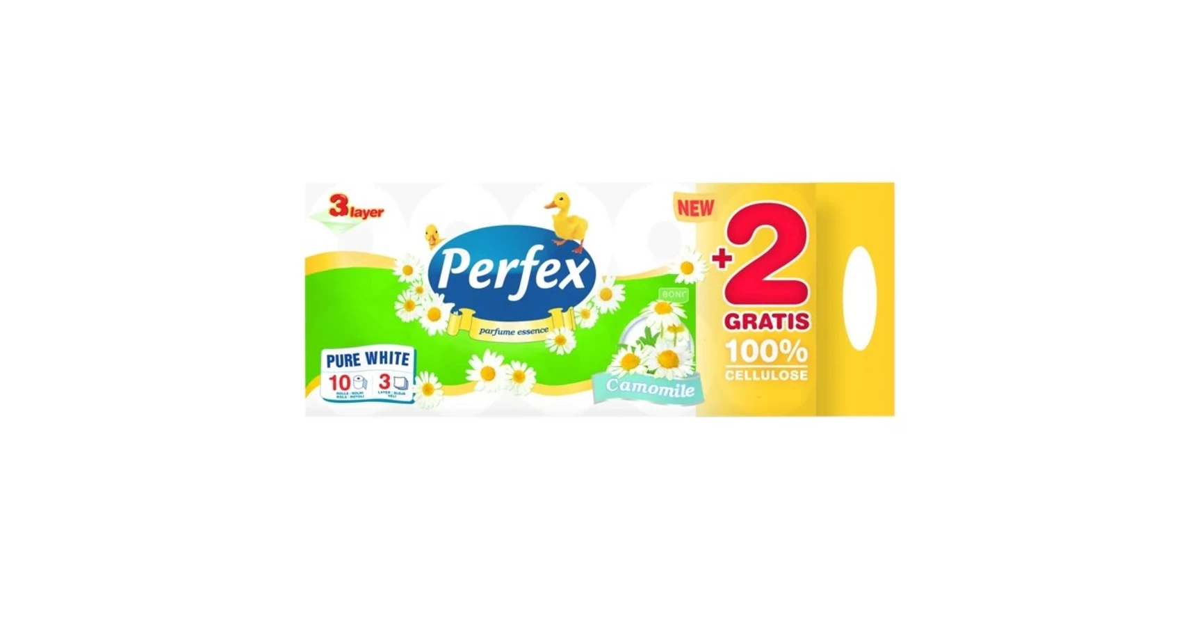 Eü papir 10tek 3réteg kamillás Perfex