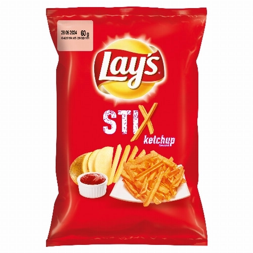 LAY\'S CHIPS KETCHUP STIX 3D 60G