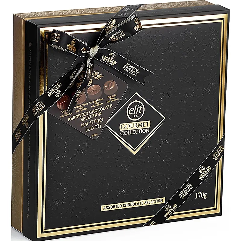 Elit desszert táskás gourmet black 170g