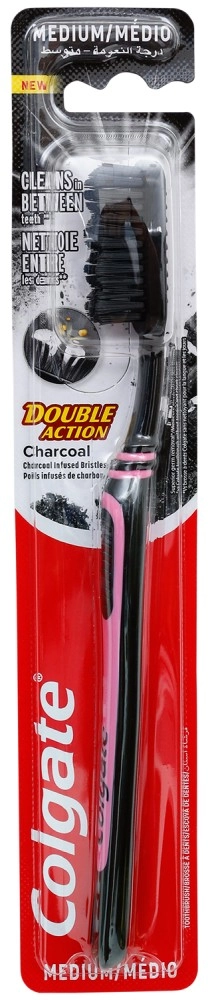 Colgate Double Action Charcoal - Fogkefe