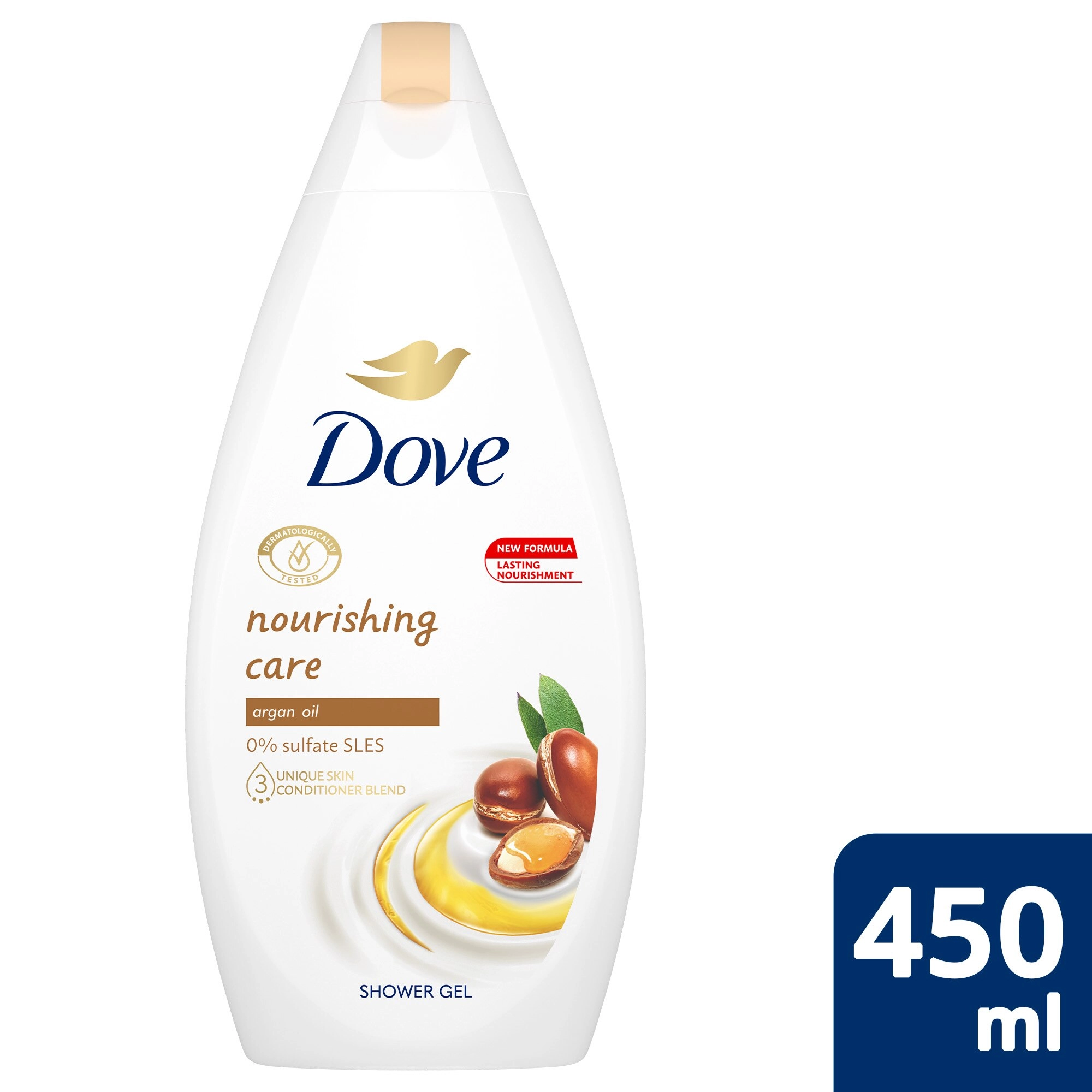 Dove Nourishing Care krémtusfürdő, 450 m