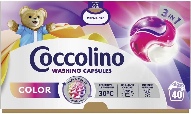 COCCOLINO KAPSZULA 40MOSÁS COLOR